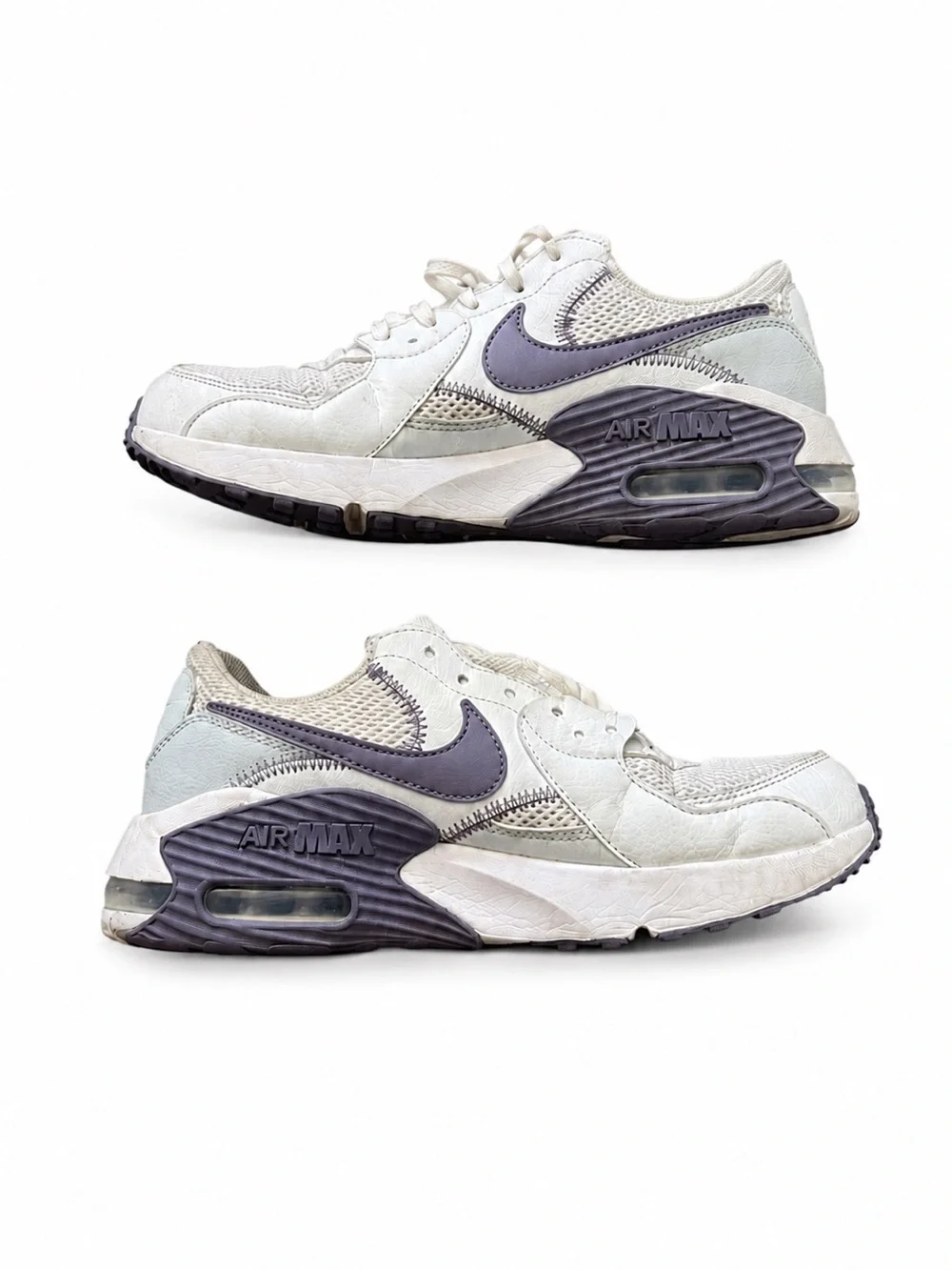 Nike Air Max Excee White Light Violet Sneakers Women’s Size 8